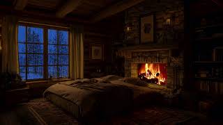 Cozy Rain Sounds for Relaxing  Restful Sleep 🌧️ Cozy Cabin Ambience with Rain Autumn amp Fireplace 🍁 [upl. by Tibbetts857]