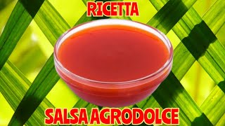 COME PREPARARE LA SALSA AGRODOLCE CINESE 🇨🇳 salsaagrodolce ricettafacile ricettacinese [upl. by Marga]