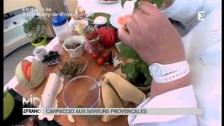 RECETTE  Carpaccio aux saveurs provençales [upl. by Dickerson]