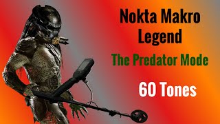 Nokta Makro Legend  The Predator Mode  6” Coil  Settings  Metal Detecting Treasure Hunting Tips [upl. by Minne]