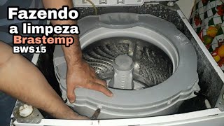 Como fazer a limpeza na lavadora de roupas Brastemp BWS15 higienização [upl. by Griggs]