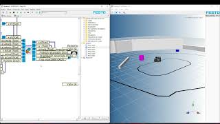 PROGRAMANDO CON ROBOTINO SIM FESTO [upl. by Ahab672]