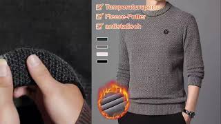 🧵【Entwickelt für erfolgreiche Männer】Strickpullover für Herren [upl. by Aicala952]