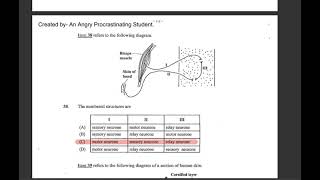 CSEC BIOLOGY 2019 PAPER 1 FOR MAYJUNE 2024  PART 2 [upl. by Einnor]