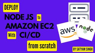 Building and Deploying a Nodejs Project to Amazon EC2 with GitHub Actions CICD [upl. by Namielus]