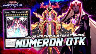 NUMERON OTK  MASTER DUEL  THE BEST BEGINNER OTK DECK OVER 10000 ATK [upl. by Naor]