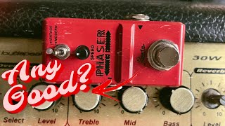 Is the Cheapest PHASER any Good Rowin Phaser Pedal Demo [upl. by Rofotsirk67]