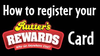 How to Register Your Rutters Rewards Card [upl. by Curtis]