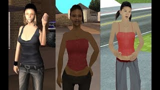 How to get 3 different girlfriends at the very beginning of the game  GTA San Andreas  Video 2 [upl. by Ased]