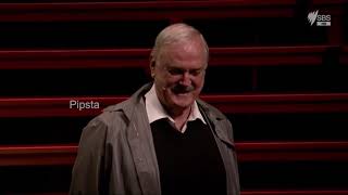 Monty Python Live 2014 John Cracks Up  Parrot Sketch [upl. by Yuu315]