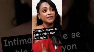 Intimate scene se pahle video kyon li jati hai Ft Nehal Vadoliya creditrealtalkclippshorts [upl. by Jaine]