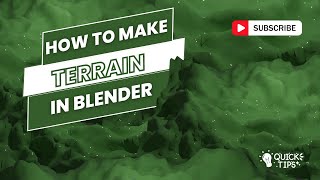 Create Stunning Terrain in Blender  Easy StepbyStep Tutorial for Beginners [upl. by Murtha304]