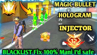 New Magic bullet injector 😱 100 Anti blacklist  free fire OB42 Hack CS rank working 👽 [upl. by Ellennahs989]