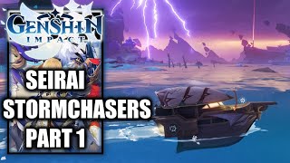 Genshin Impact – Seirai Stormchasers Part 1  How to get to Seirai Island [upl. by Rubel]