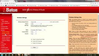 CHANGE WIRELESS iBallBaton ROUTER PASSWORD [upl. by Jeff960]