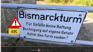 eine Wanderung zum Bismarckturm an der Asseburg4k UHD 60fps [upl. by Bram]