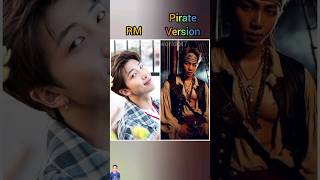 BTS pirate edit version so amazing🥳🔥☠️pirates bts edit version btsshorts btsarmy shorts [upl. by Fraya]