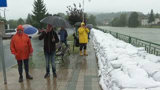 Heavy rain and flooding in southern Poland  AFP [upl. by Terrilyn39]