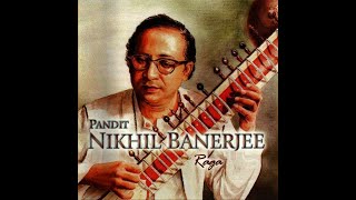 Raag Rageshree by Pandit Nikhil Banerjee and Pandit Anindo Chatterjee on Tabla [upl. by Anileve]