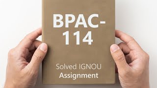 BPAC114 solved assignment 202425  BPAC114 solved assignment 2025  BPAC114 assignment [upl. by Fisken]