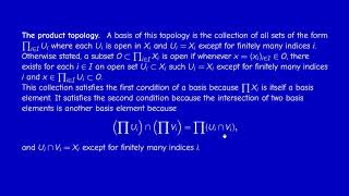 Math400  Functional Analysis  Section 022  The product topology [upl. by Darbie]