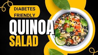 EASY Diabetes friendly quinoa salad  Get Healthy with Dr Dona Cooper [upl. by Ahseram]