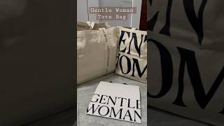 Gentle Woman Tote Bag Unboxing  Bag Organizer gentlewoman totebag bagorganizer [upl. by Zeeba]