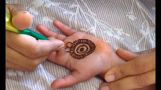 A simple and easy mehandi design for kids  Mylanji  Design 12 [upl. by Souvaine393]