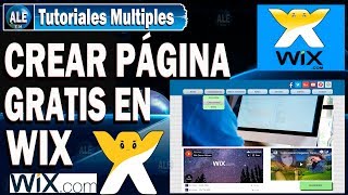 Cómo Crear Una Pagina Web Gratis En Wix  Personalizar y Editar [upl. by Arramat]