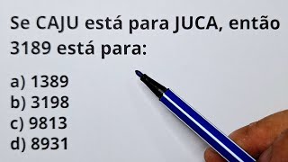 4 QUESTÕES DE RACIOCÍNIO LÓGICO  Nível 1  ProfMarcelo [upl. by Ardiedak]