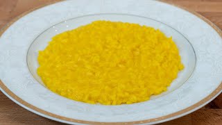 Risotto allo zafferano – la vera ricetta originale milanese prova a fare questa ricetta facile [upl. by Aynas621]