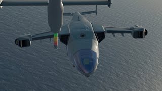 VTOL VR  AV42C  Aerial Refueling Spectator Camera PresetViews [upl. by Ybhsa]