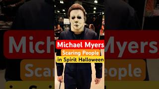 Michael Myers Scaring People in Spirit Halloween [upl. by Immac]