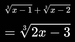 A Radical Equation From X [upl. by Ahsenid]