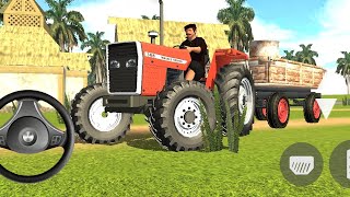 TRANSPORTING tractor driving 3d fs22 Massey tractor Offroding Android gameplay gta5 gtav [upl. by Sunshine848]