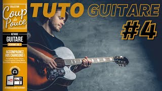 APPRENDRE LA GUITARE ACOUSTIQUE 4  Les premiers accords [upl. by Eniamurt]