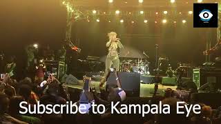 Sheebah Performance at WizKid Concert Live at Lugogo Cricket oval [upl. by Favian]