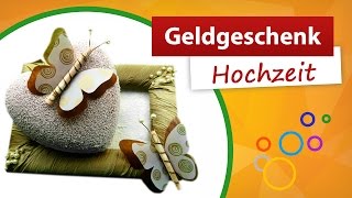 💑 Geldgeschenke Hochzeit basteln  Do it yourself  trendmarkt24 Bastelideen [upl. by Namie]