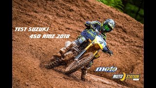 Essai Suzuki 450 RMZ 2018 [upl. by Neirod]