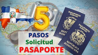 5 PASOS para SOLICITAR por 1ra vez o RENOVAR el PASAPORTE en REPUBLICA DOMINICANA [upl. by Ulund618]