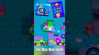 Tier Max Rico Guide shorts brawlstars guide [upl. by Elazaro]