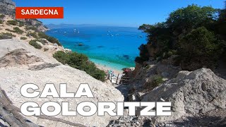 Escursione a Cala GoloritzÃ¨  Sardegna  4K [upl. by Ecirrehs]