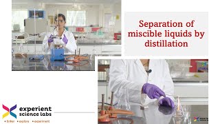 Separation of Miscible Liquids by Distillation [upl. by Neona]