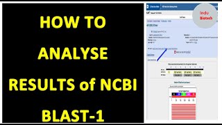 BLAST Results Tutorial InterpretationExplanation of NCBI BLAST results BioinformaticsLecture5 [upl. by Kubetz]