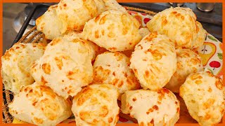 PÃO DE QUEIJO DE PADARIA I A MELHOR RECEITA I PRÁTICA I DELICOOSA I PÃO DE QUEIJIO DE COLHER [upl. by Dane147]