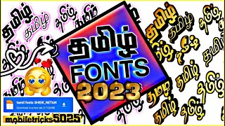 Tamil fonts download link  தமிழ் Fonts 250 🤩 Tamil Fonts  Trending  Picsart  Pixellab font [upl. by Ancelin]