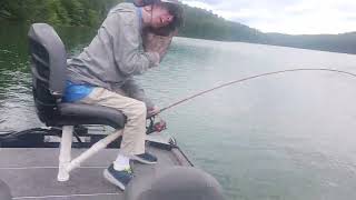 Hiwassee Lake Striper [upl. by Akerboom]