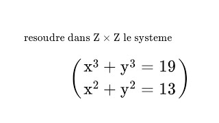 résolution dun système déquations [upl. by Zadack]