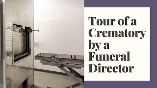 Tour of a crematory by a funeral director [upl. by Nels]