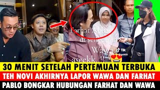 Teh Novi Akhirnya Lapor Wawa dan Farhat Abbas Setelah Pertemuan Terbuka Soal Donasi Mas Agus Pablo [upl. by Selwyn438]